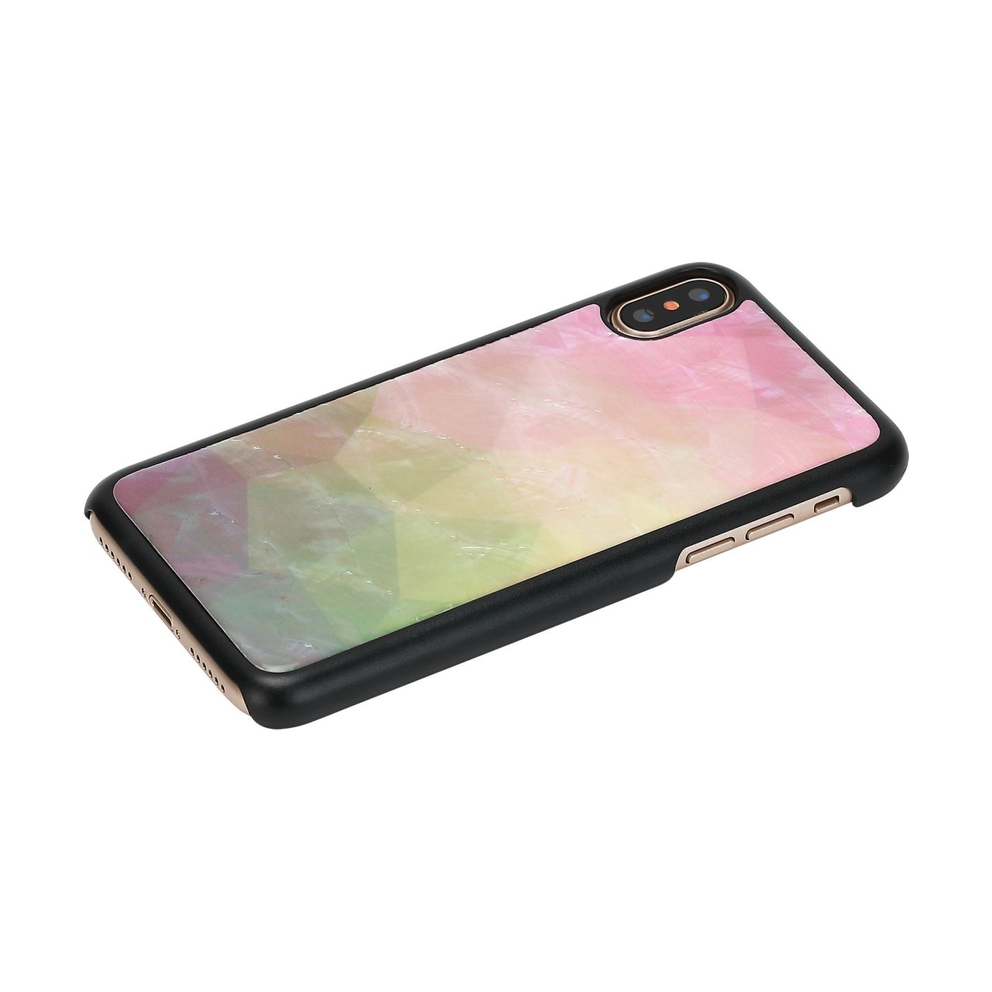 Ikins SmartPhone case iPhone XS/S water flower black