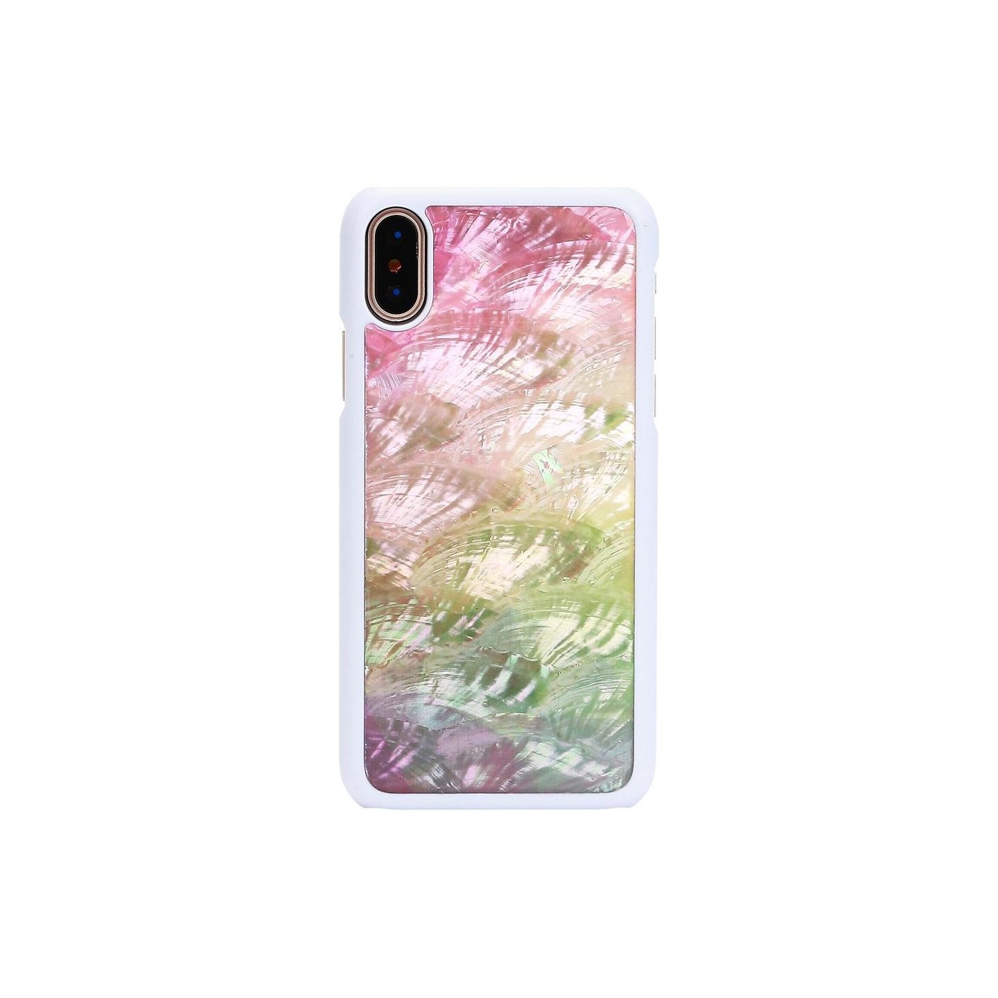 Ikins SmartPhone case iPhone XS/S water flower white