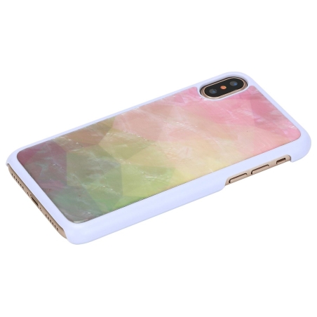 Ikins SmartPhone case iPhone XS/S water flower white