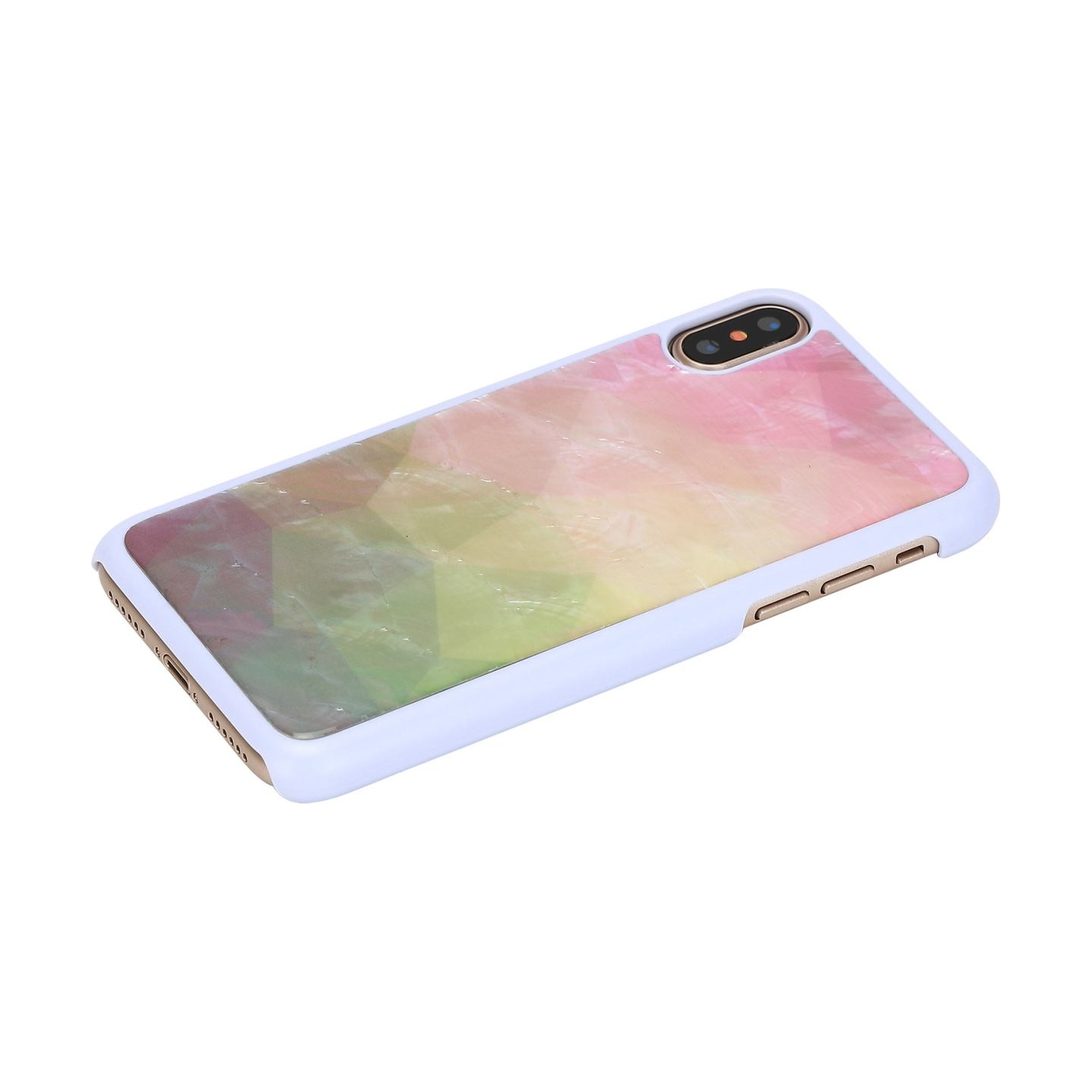 Ikins SmartPhone case iPhone XS/S water flower white
