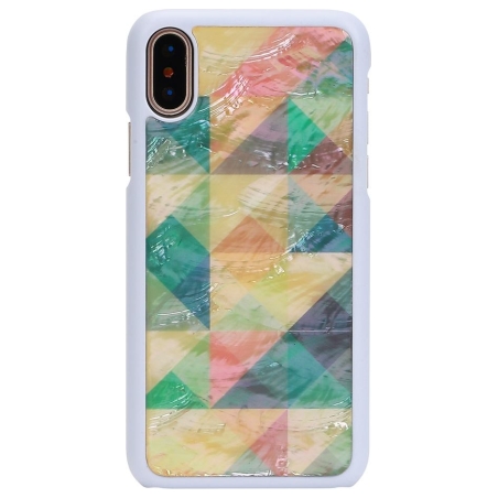 Ikins SmartPhone case iPhone XS/S mosaic white