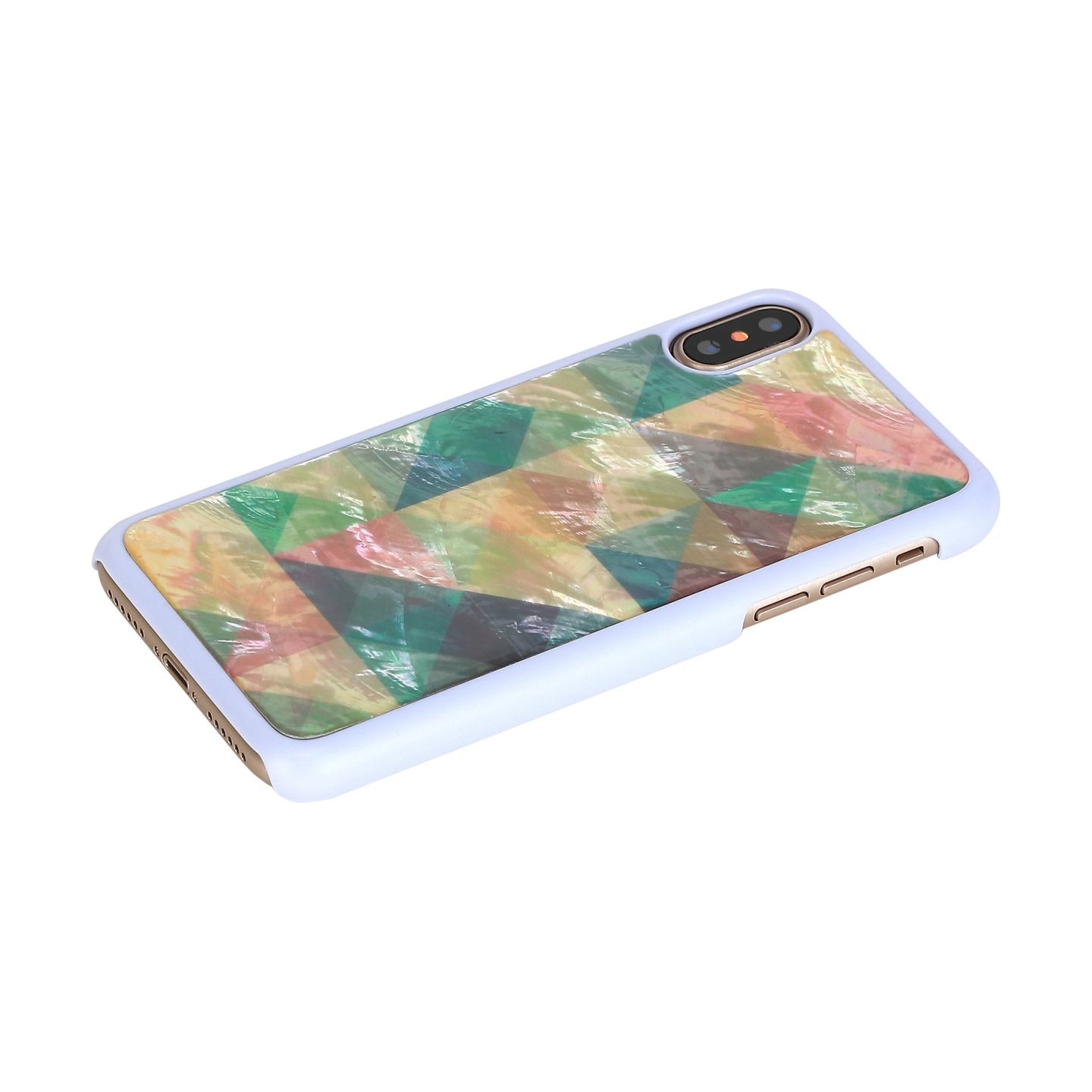 Ikins SmartPhone case iPhone XS/S mosaic white