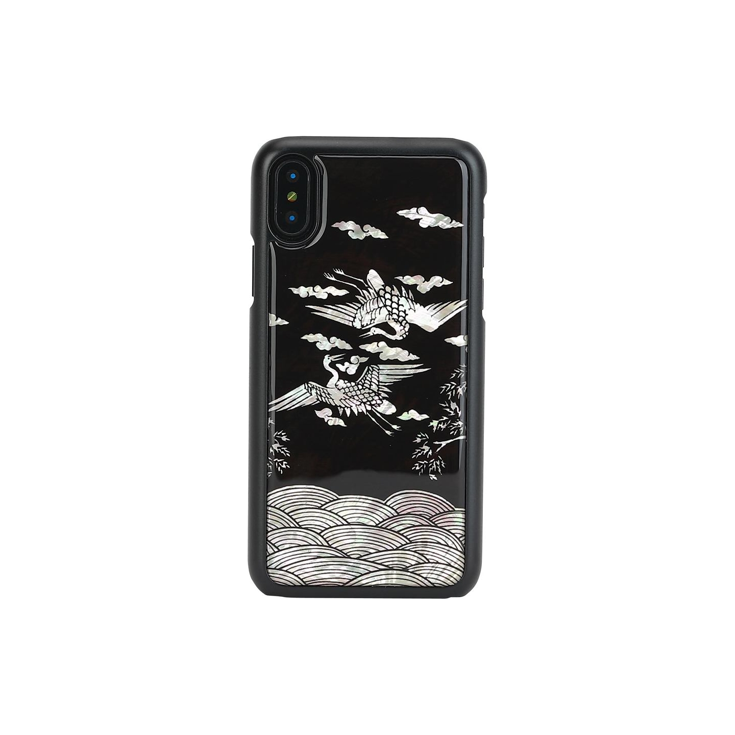 Ikins SmartPhone case iPhone XS/S crane black
