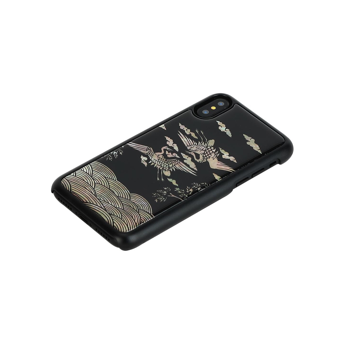 Ikins SmartPhone case iPhone XS/S crane black