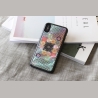 Ikins SmartPhone case iPhone XS/S flower garden black