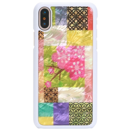 Ikins SmartPhone case iPhone XS/S cherry blossom white