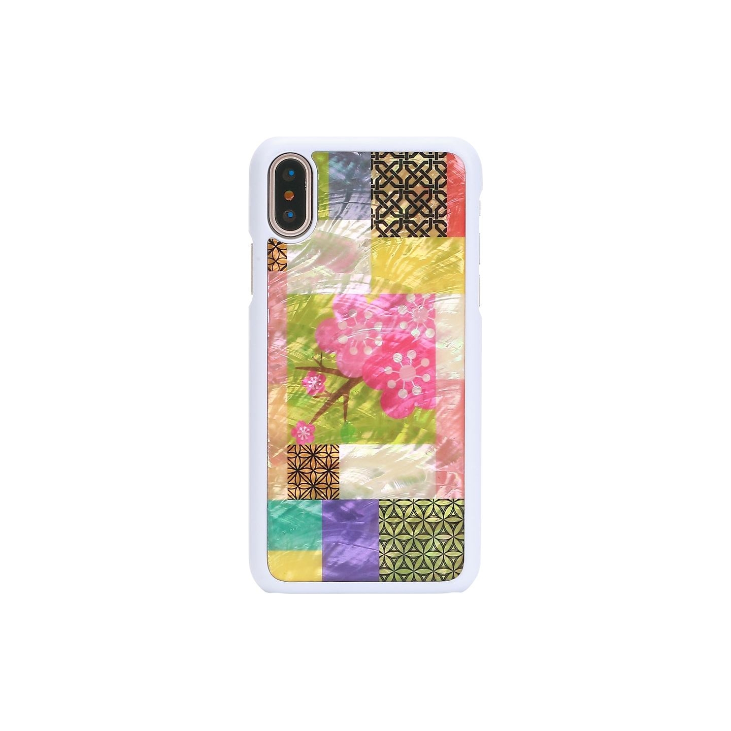 Ikins SmartPhone case iPhone XS/S cherry blossom white