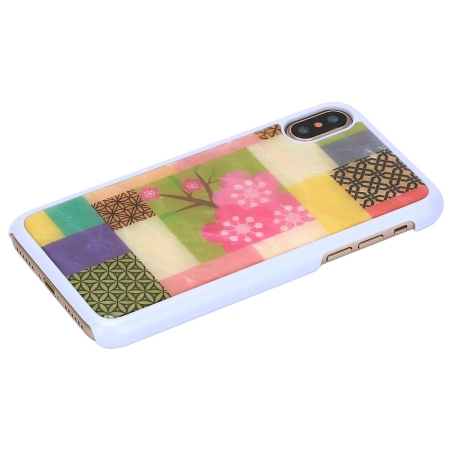 Ikins SmartPhone case iPhone XS/S cherry blossom white
