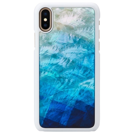 Ikins SmartPhone case iPhone XS/S blue lake white