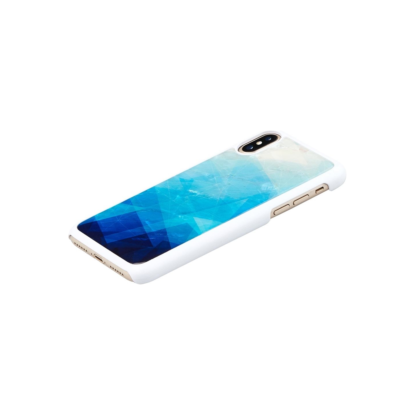 Ikins SmartPhone case iPhone XS/S blue lake white