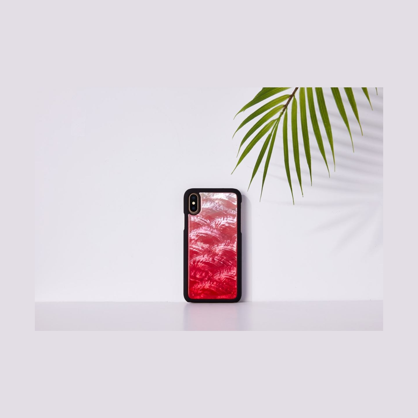 Ikins SmartPhone case iPhone XS/S pink lake black