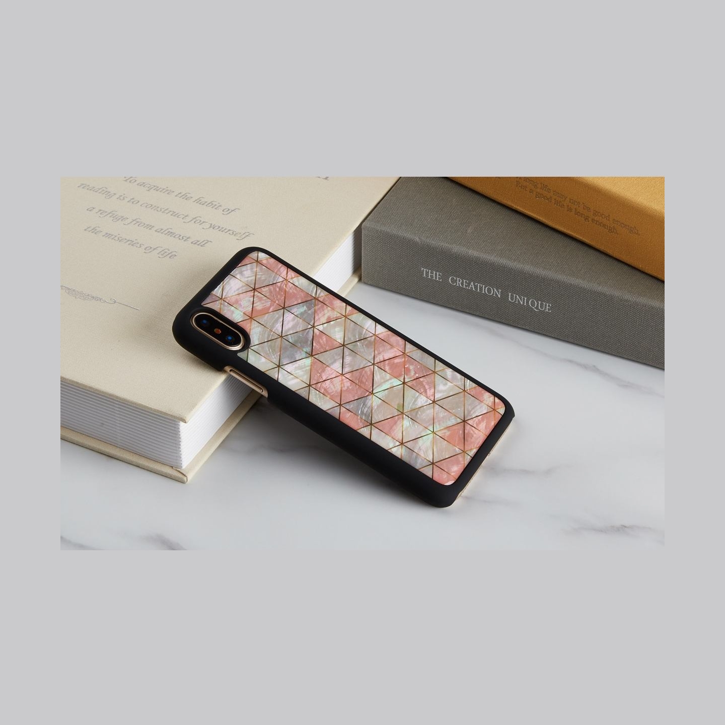 Ikins SmartPhone case iPhone XS/S diamond black