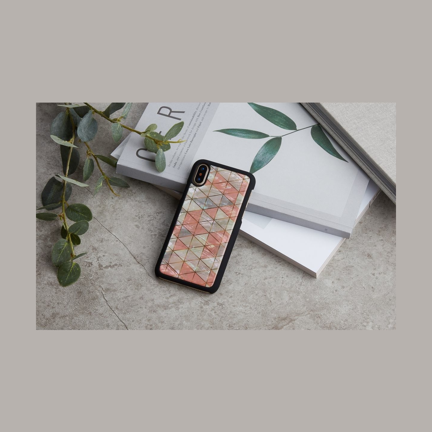 Ikins SmartPhone case iPhone XS/S diamond black