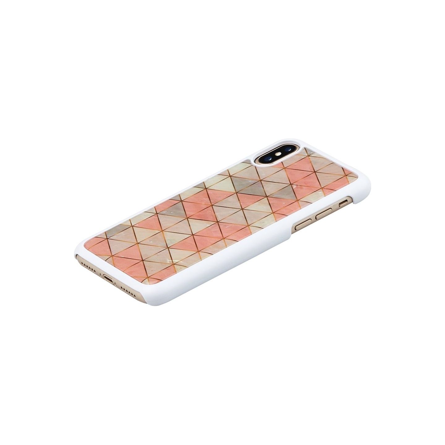 Ikins SmartPhone case iPhone XS/S diamond white