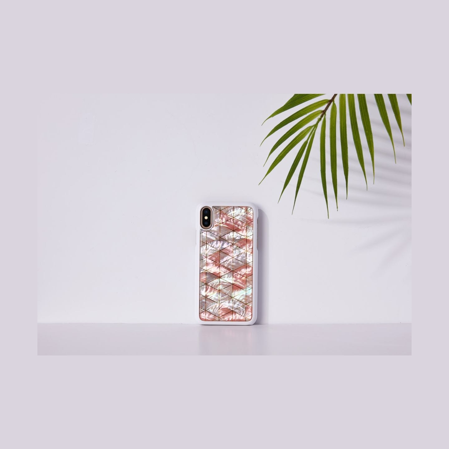 Ikins SmartPhone case iPhone XS/S diamond white
