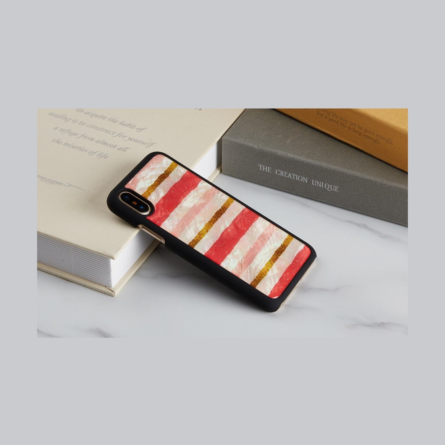 Ikins SmartPhone case iPhone XS/S short cake black