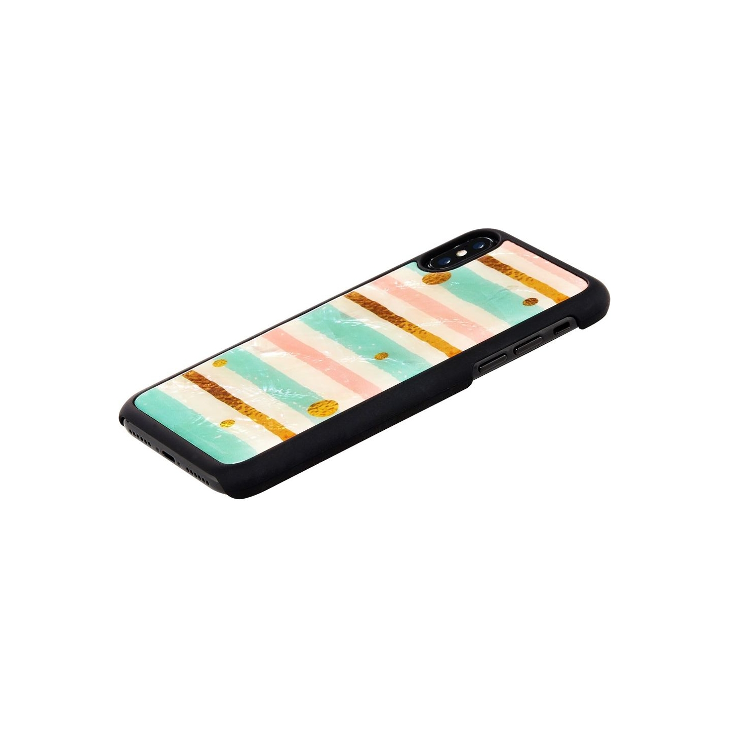 Ikins SmartPhone case iPhone XS/S pop mint black