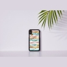 Ikins SmartPhone case iPhone XS/S pop mint black