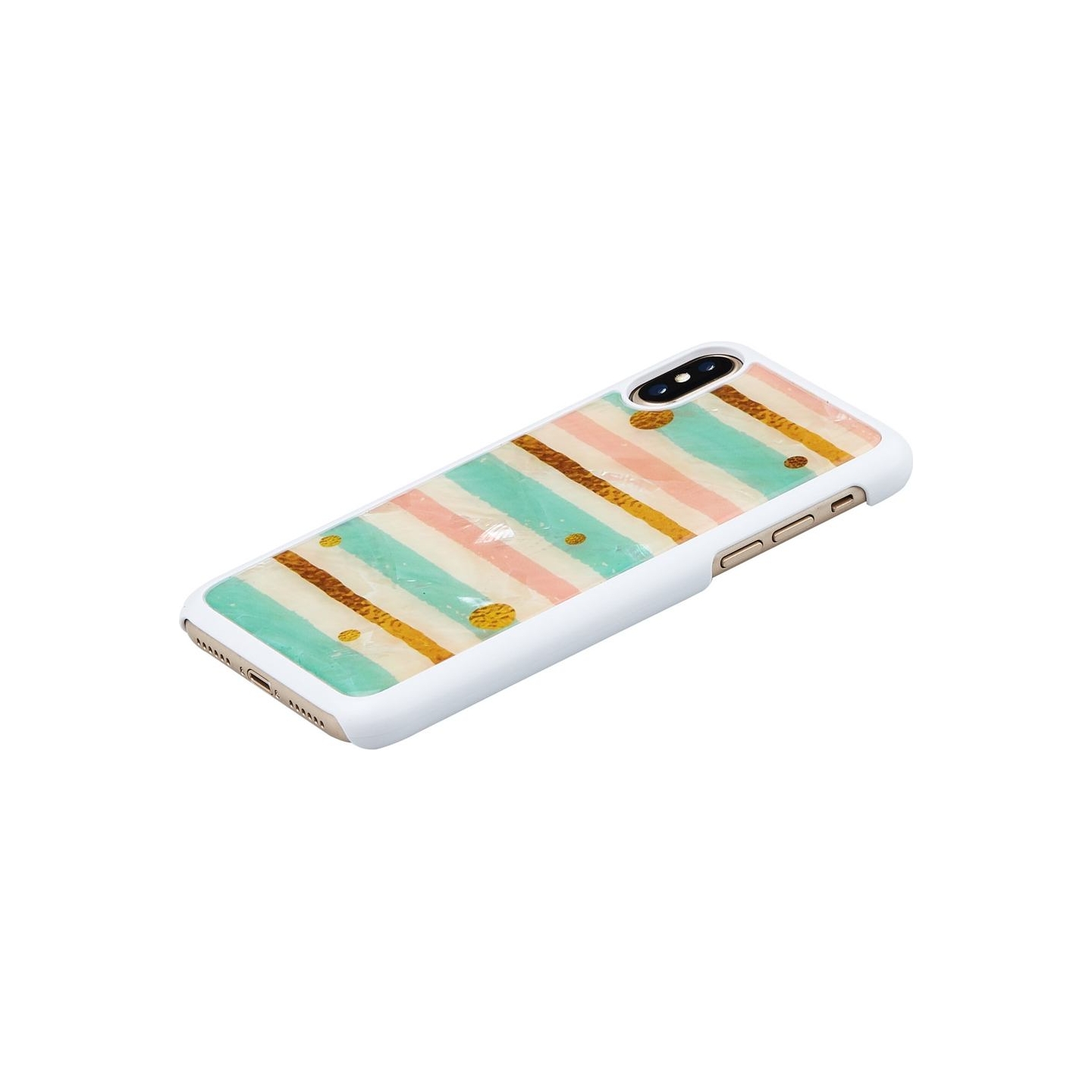 Ikins SmartPhone case iPhone XS/S pop mint white