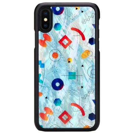 Ikins SmartPhone case iPhone XS/S poppin rock black