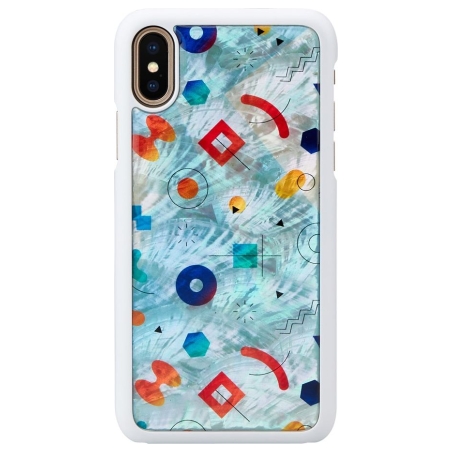 Ikins SmartPhone case iPhone XS/S poppin rock white