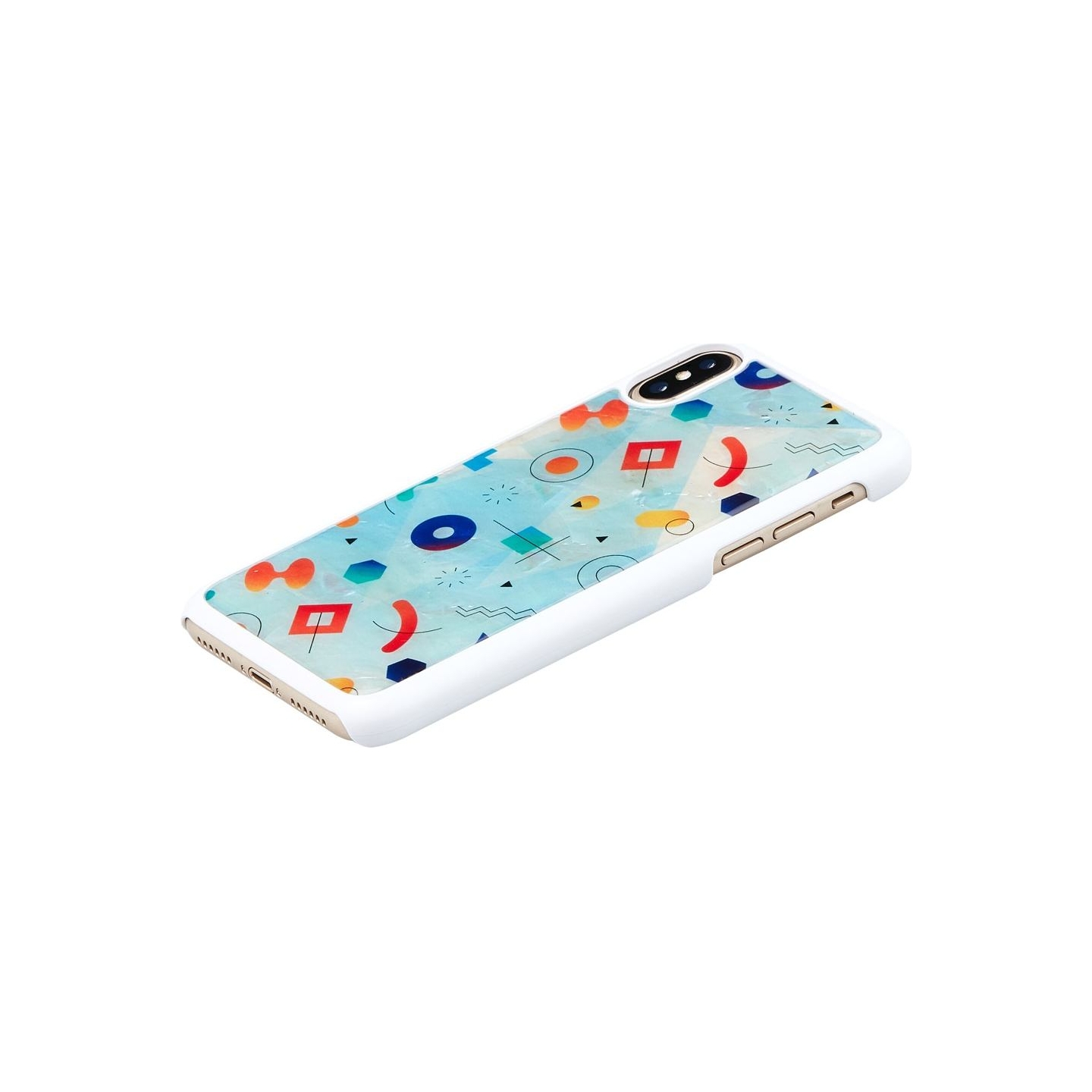 Ikins SmartPhone case iPhone XS/S poppin rock white