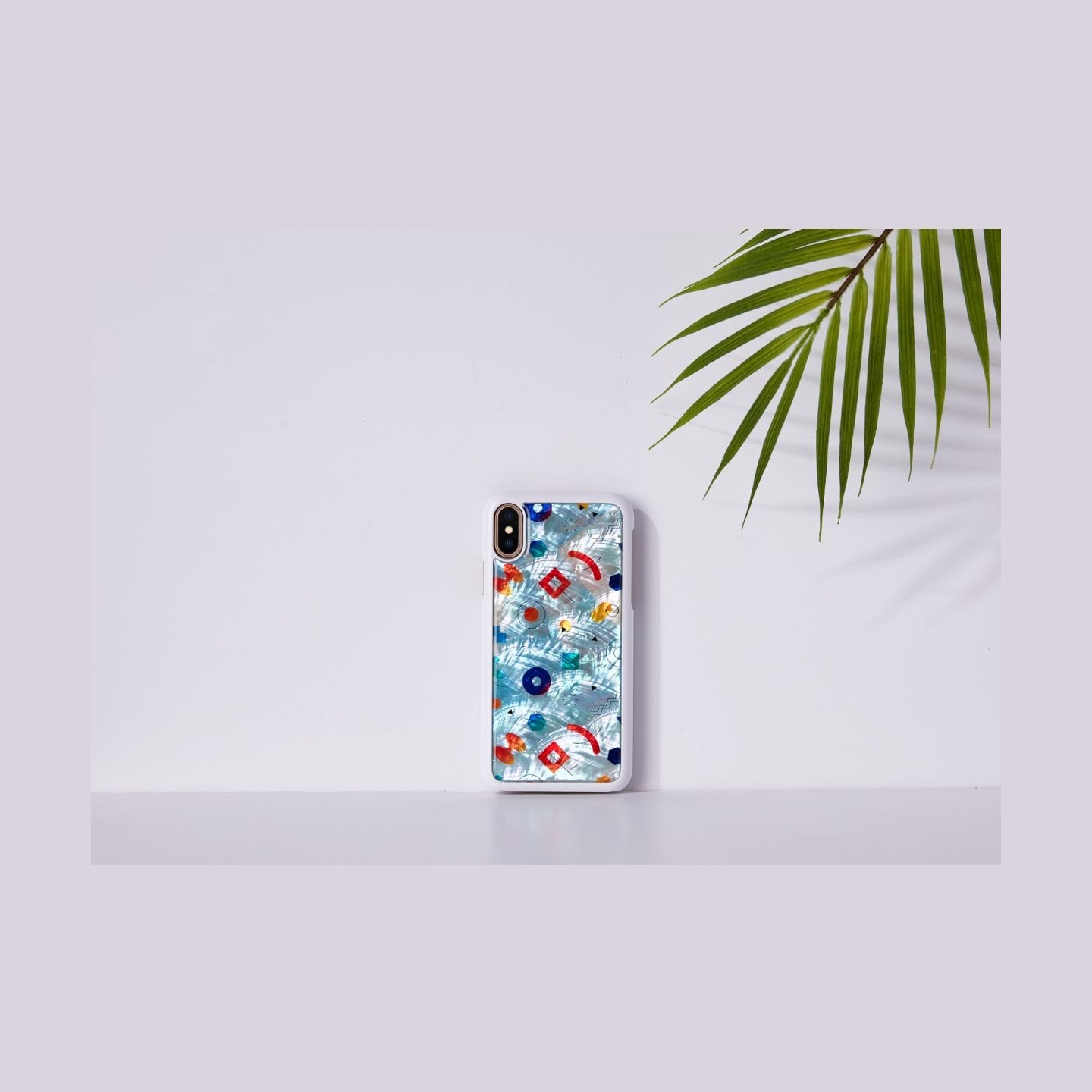 Ikins SmartPhone case iPhone XS/S poppin rock white