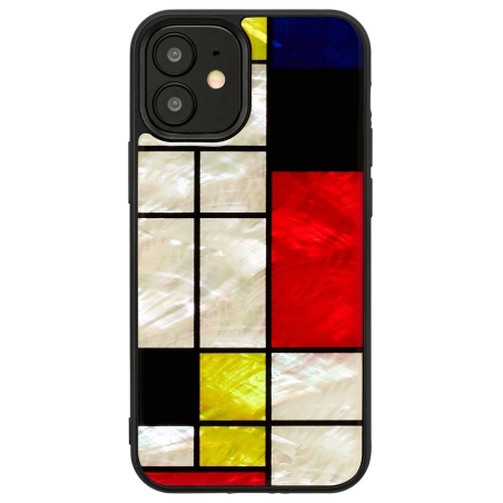 Ikins case for Apple iPhone 12 mini mondrian black