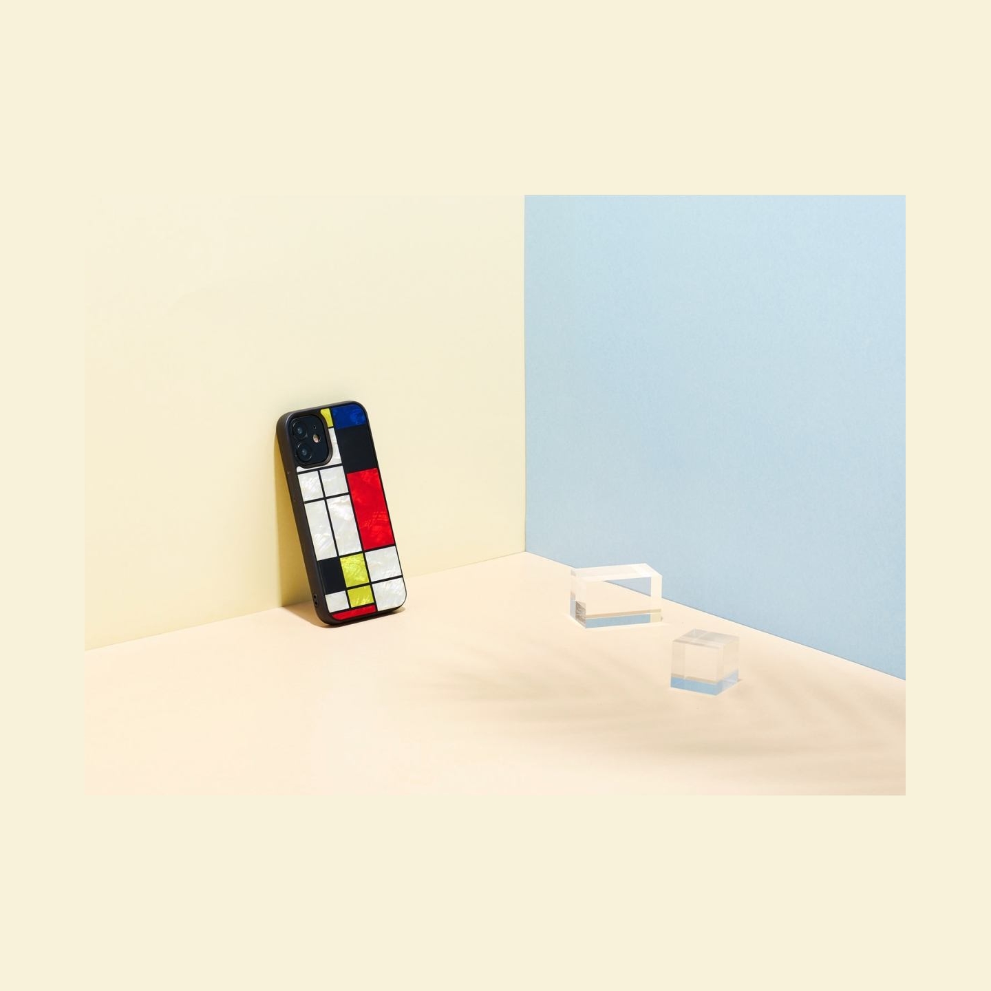 Ikins case for Apple iPhone 12 mini mondrian black