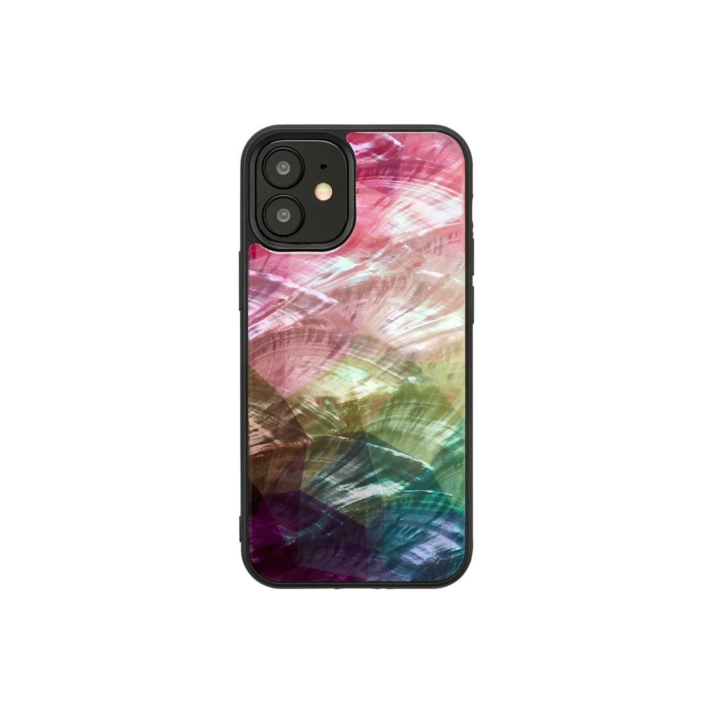 Ikins case for Apple iPhone 12 mini water flower black