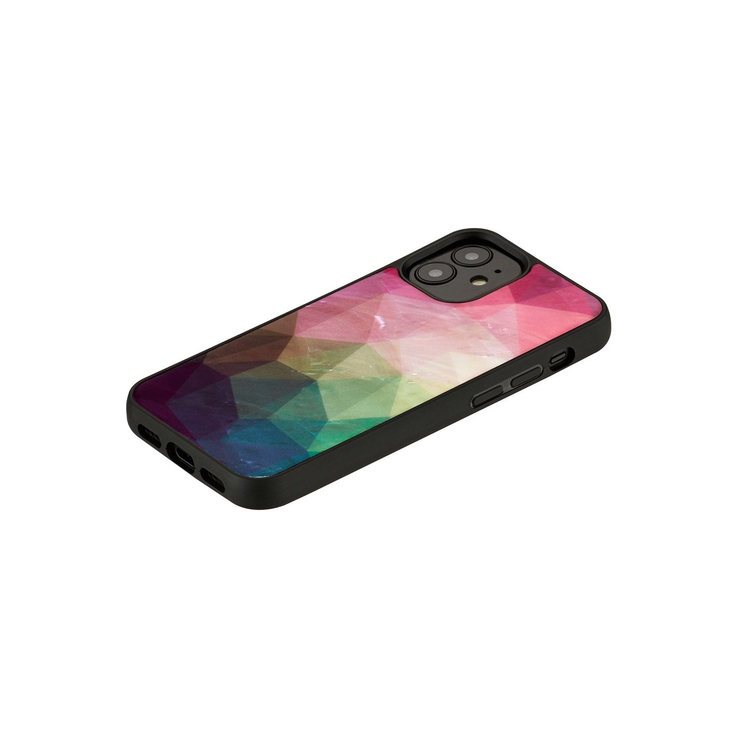 Ikins case for Apple iPhone 12 mini water flower black