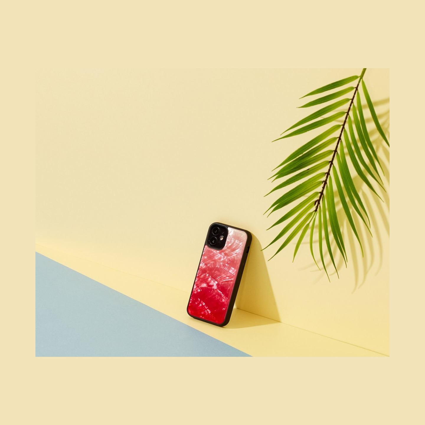 Ikins case for Apple iPhone 12 mini pink lake black