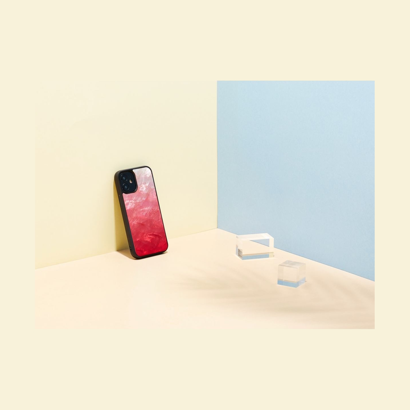 Ikins case for Apple iPhone 12 mini pink lake black