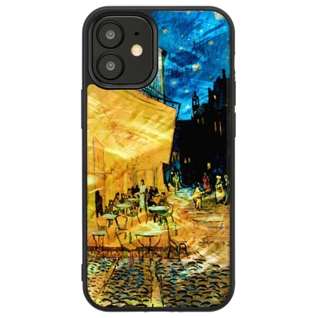 Ikins case for Apple iPhone 12 mini cafe terrace black