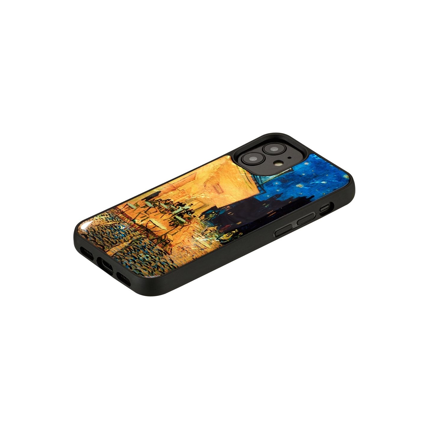 Ikins case for Apple iPhone 12 mini cafe terrace black