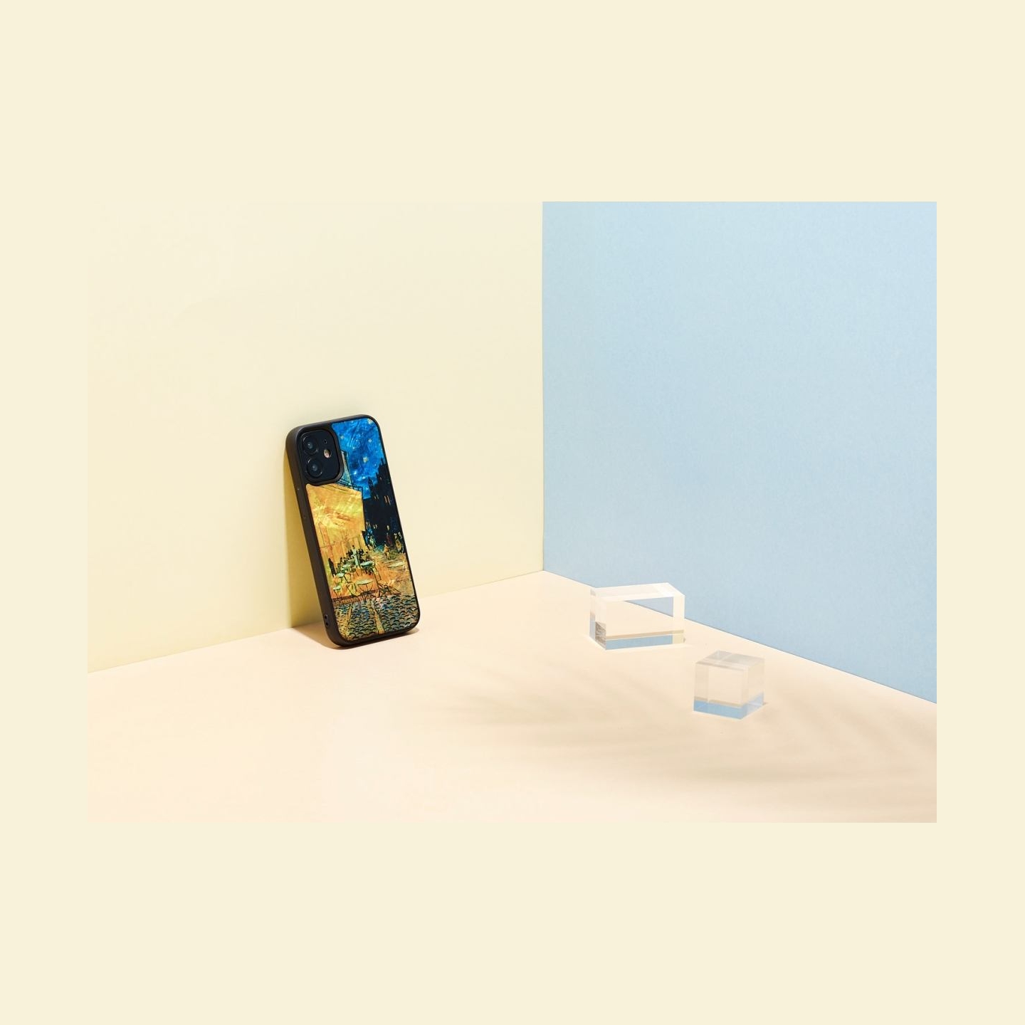 Ikins case for Apple iPhone 12 mini cafe terrace black