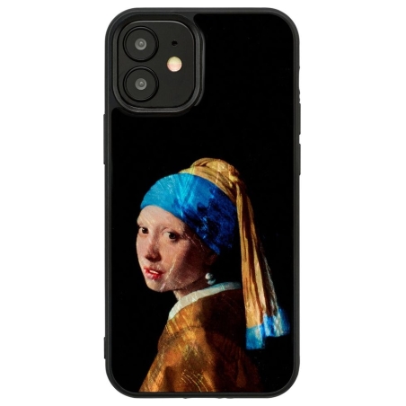 Ikins case for Apple iPhone 12 mini girl with a pearl earring