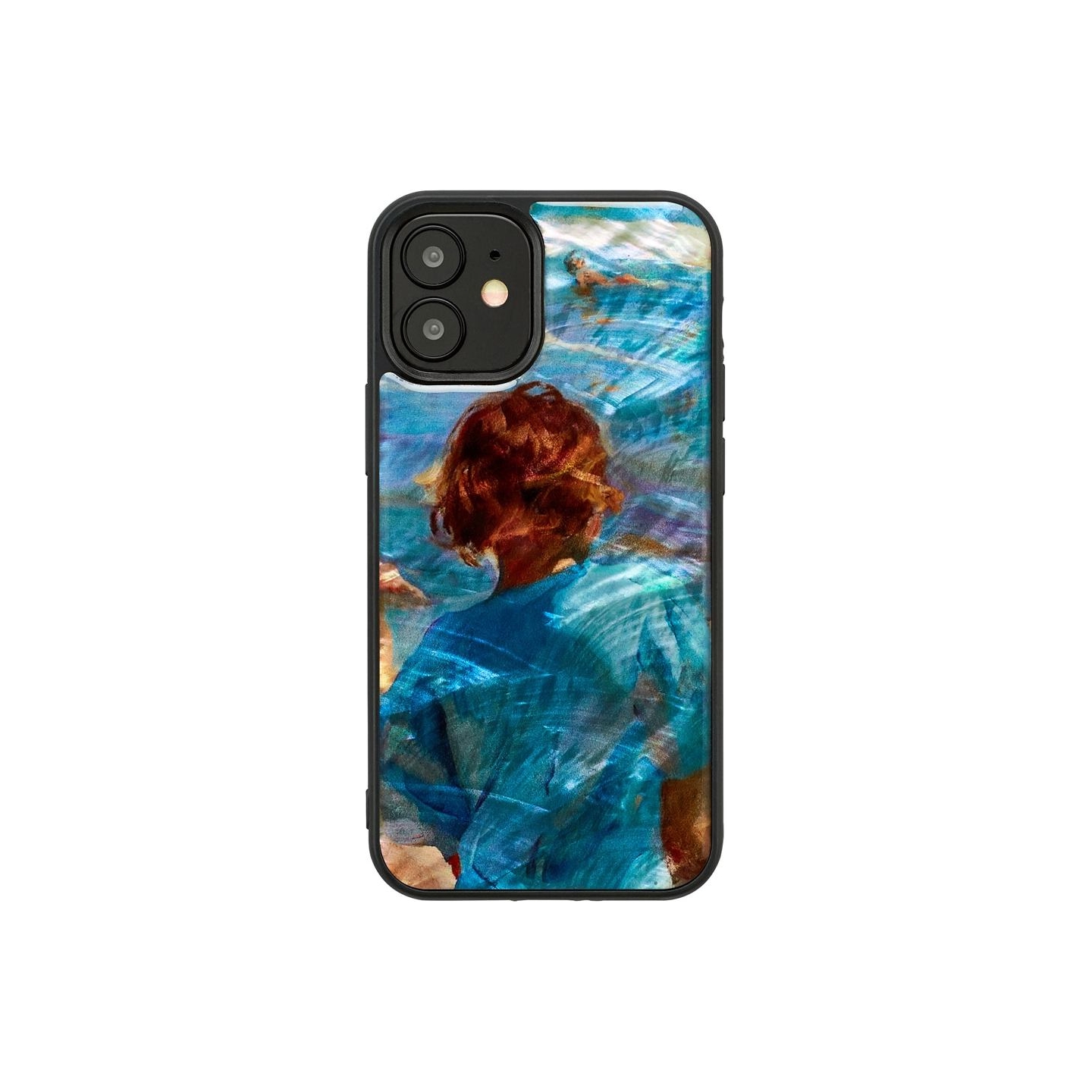 Ikins case for Apple iPhone 12 mini children on the beach