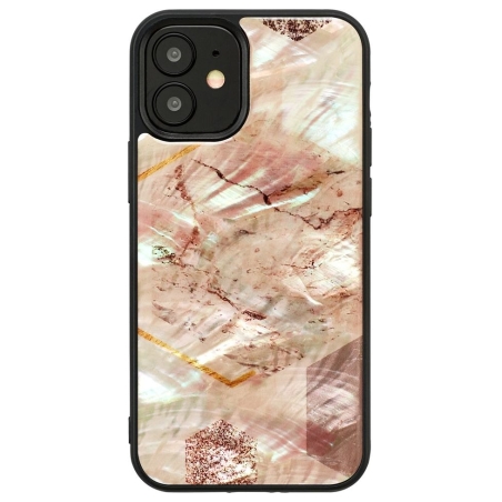 Ikins case for Apple iPhone 12 mini pink marble