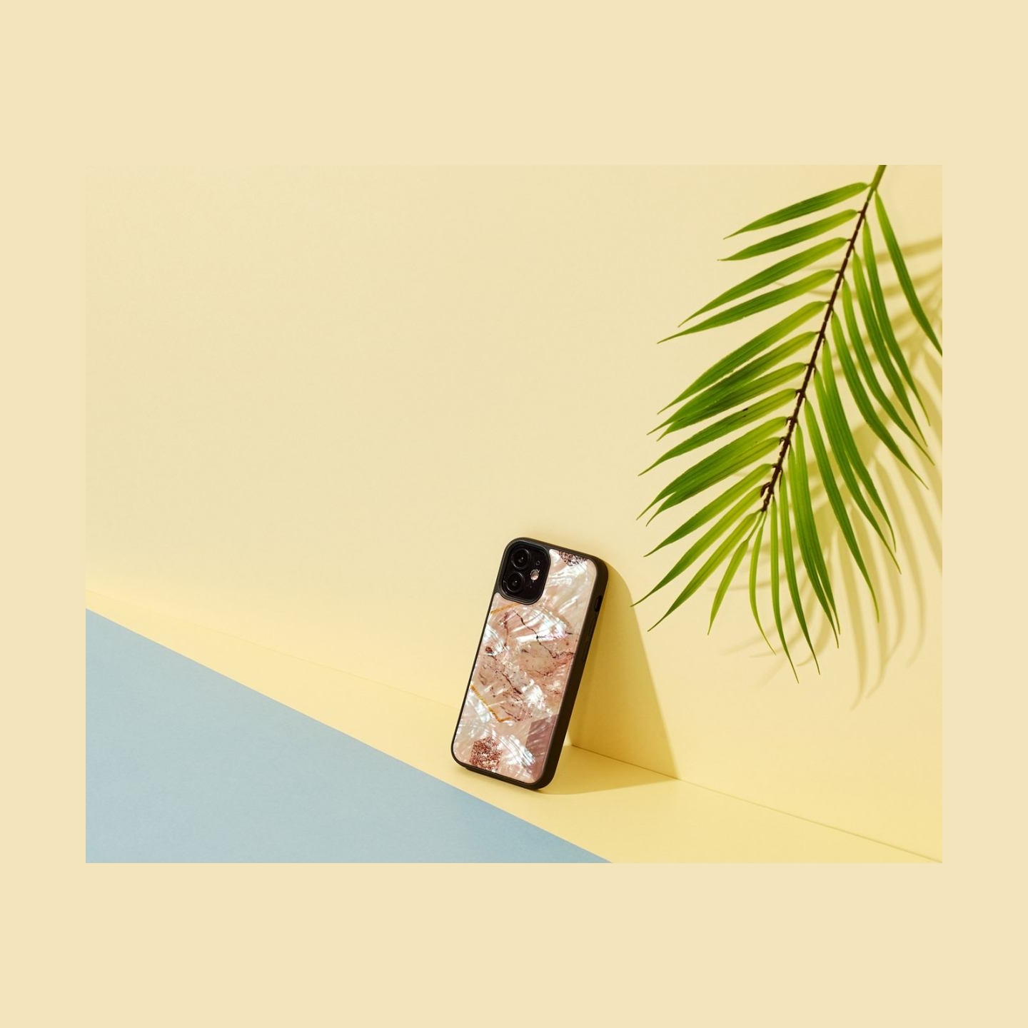 Ikins case for Apple iPhone 12 mini pink marble