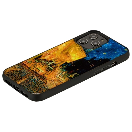Ikins case for Apple iPhone 12/12 Pro cafe terrace black
