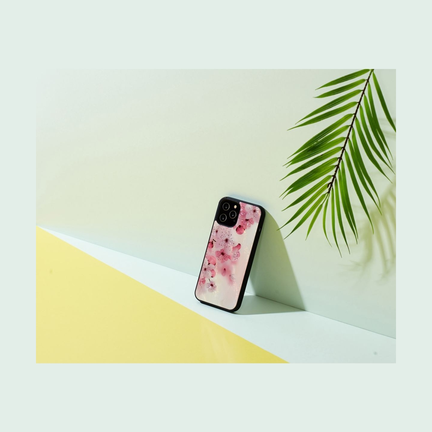 Ikins case for Apple iPhone 12/12 Pro lovely cherry blossom