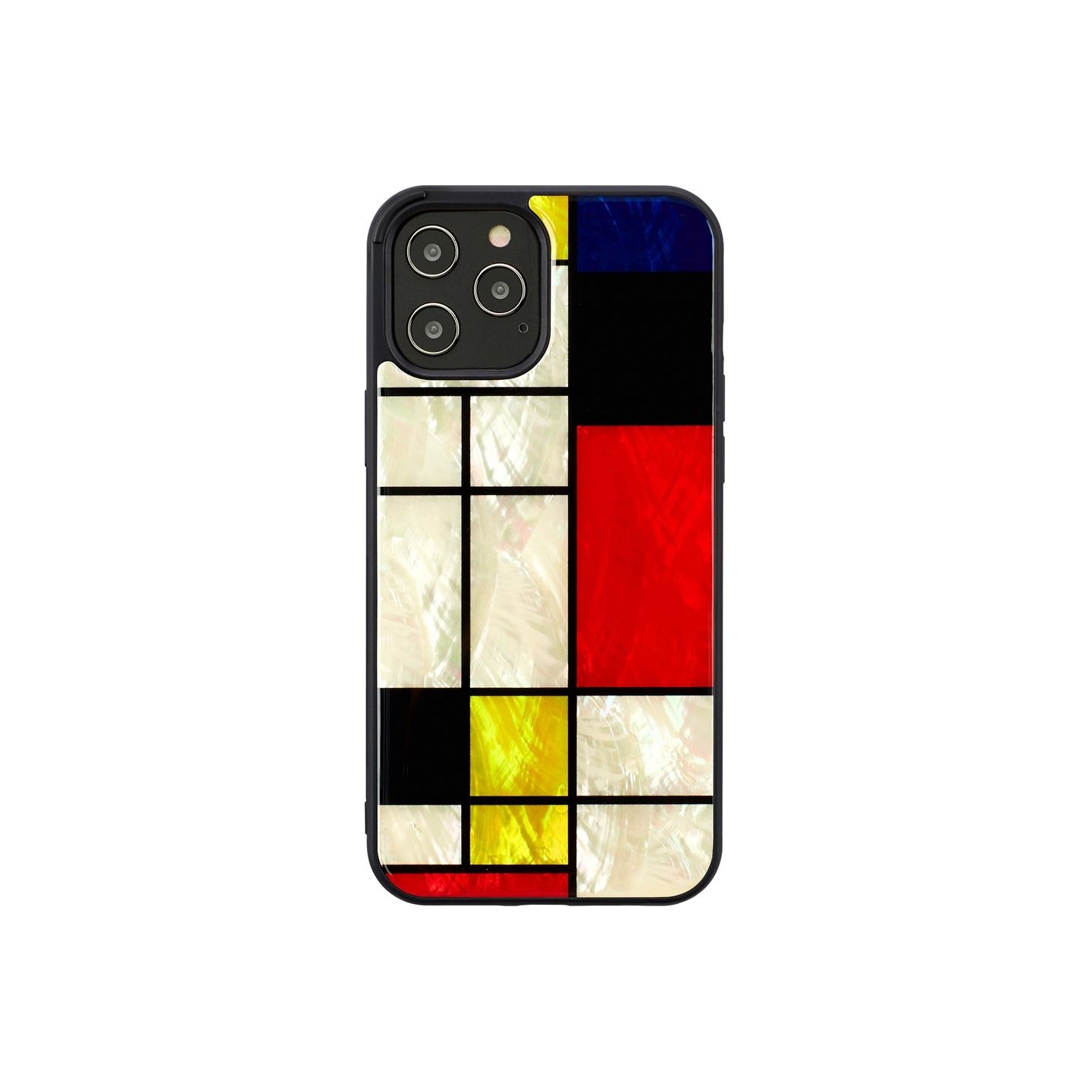 Ikins case for Apple iPhone 12 Pro Max mondrian black