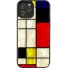 Ikins case for Apple iPhone 12 Pro Max mondrian black
