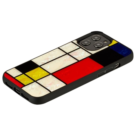 Ikins case for Apple iPhone 12 Pro Max mondrian black