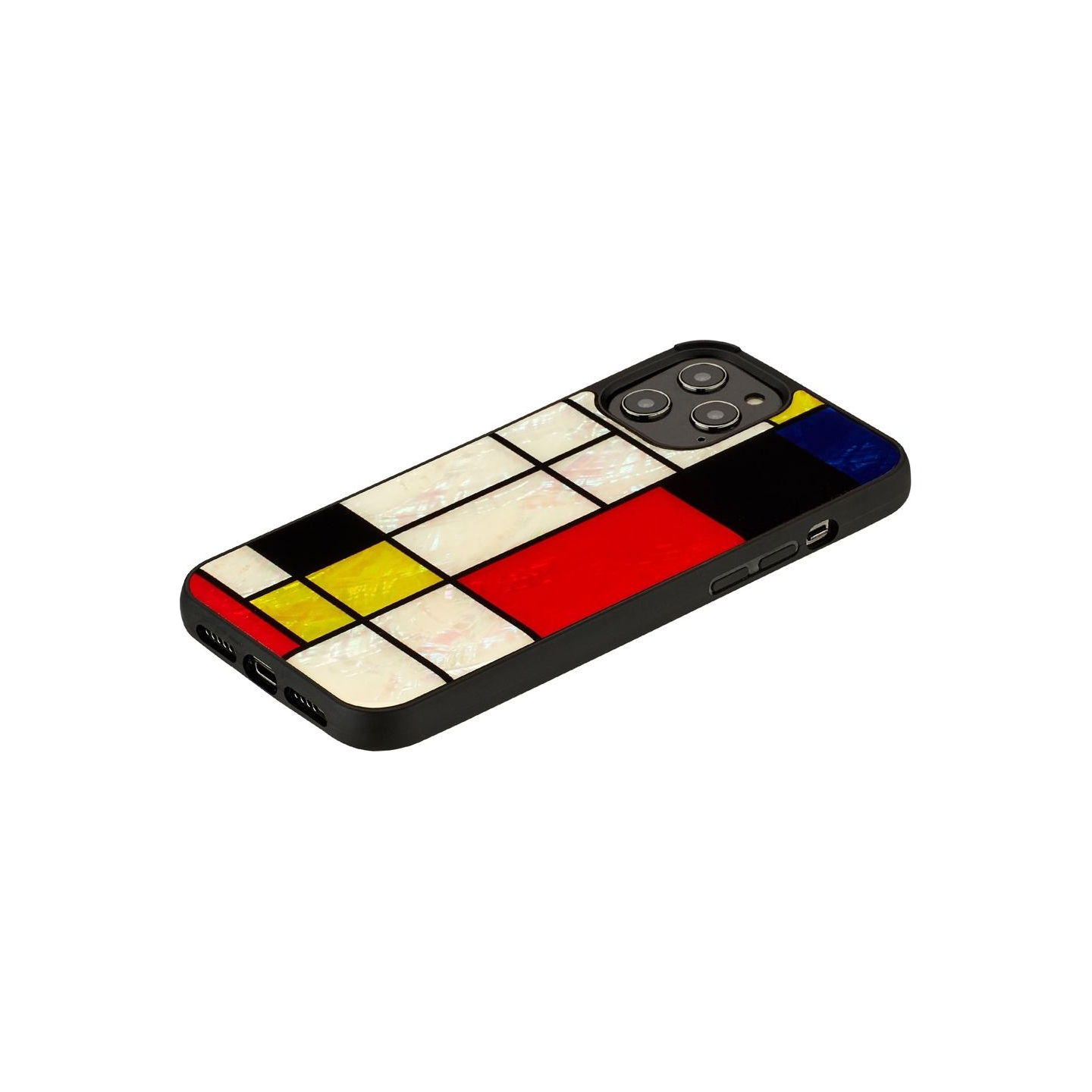 Ikins case for Apple iPhone 12 Pro Max mondrian black