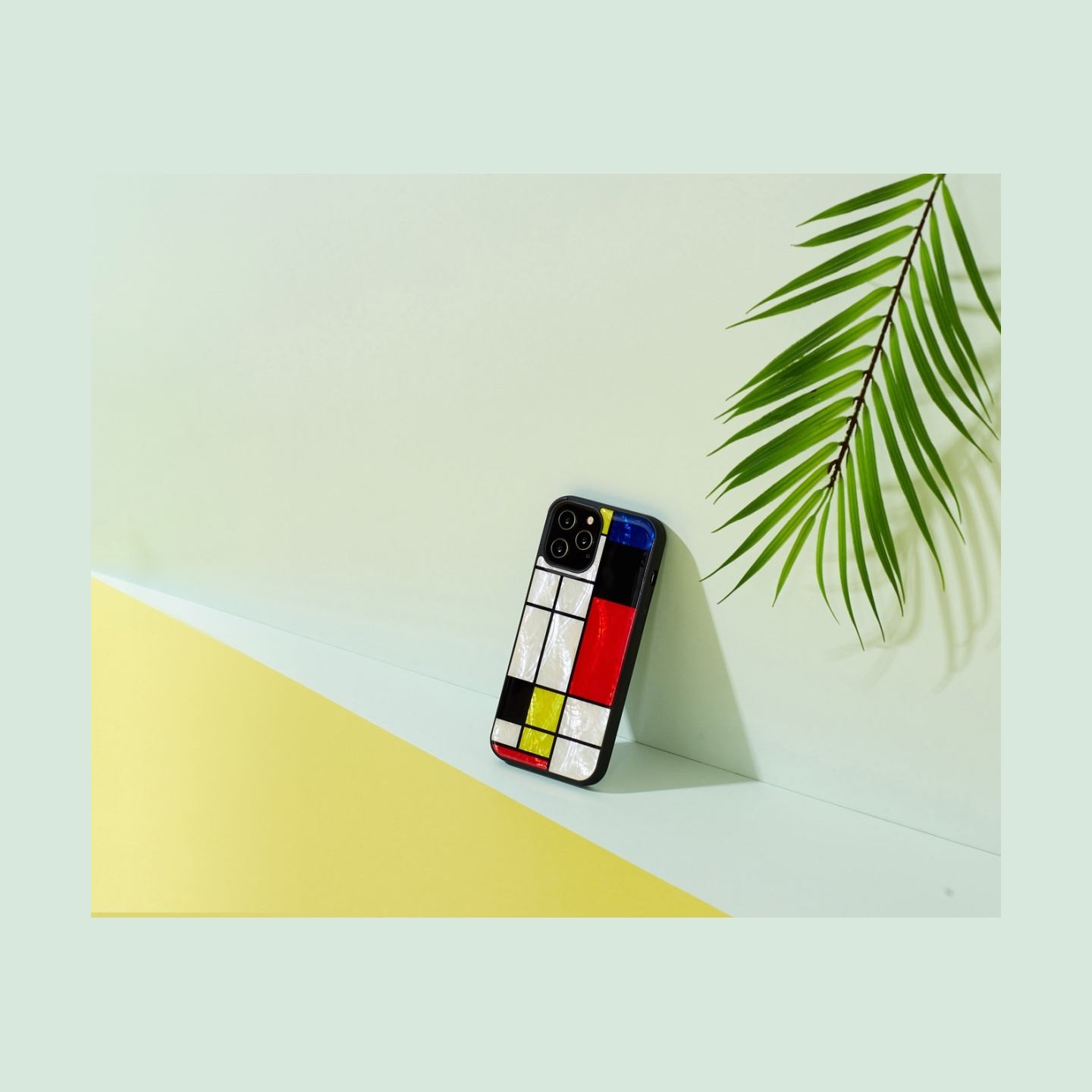 Ikins case for Apple iPhone 12 Pro Max mondrian black