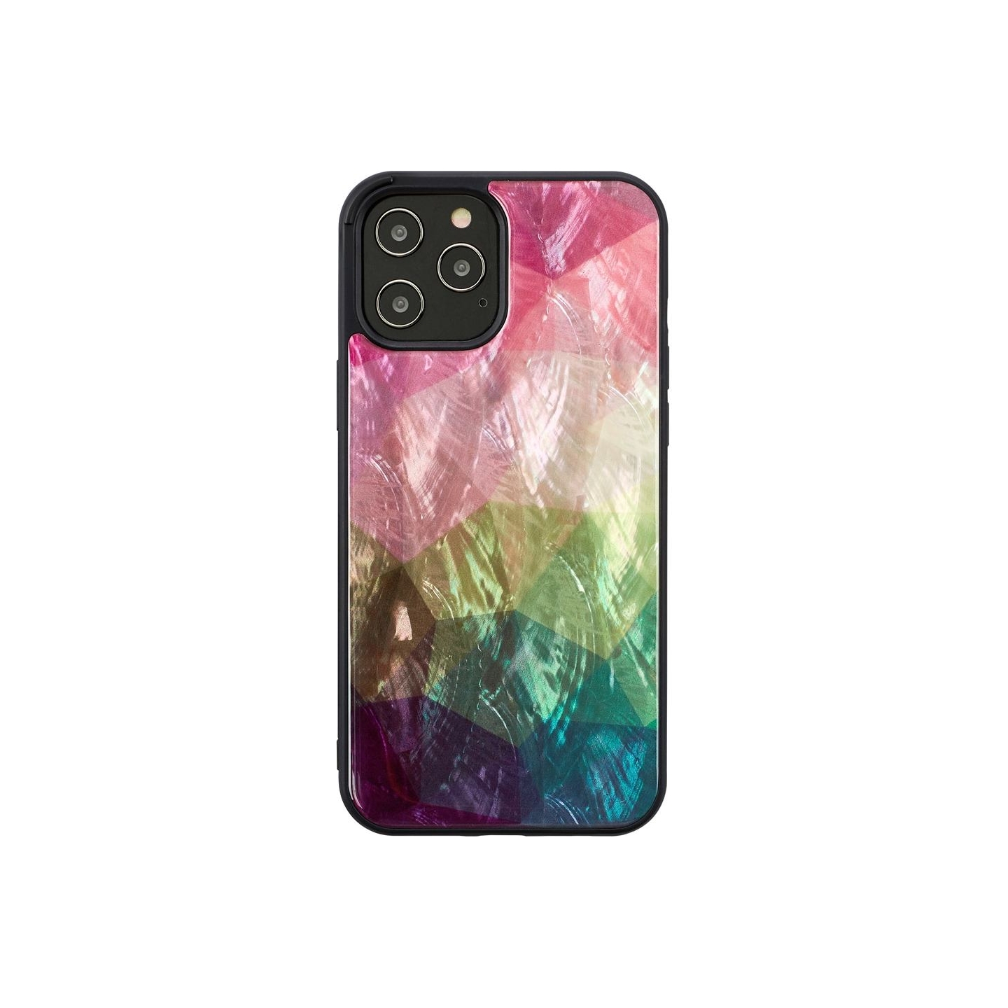 Ikins case for Apple iPhone 12 Pro Max water flower black