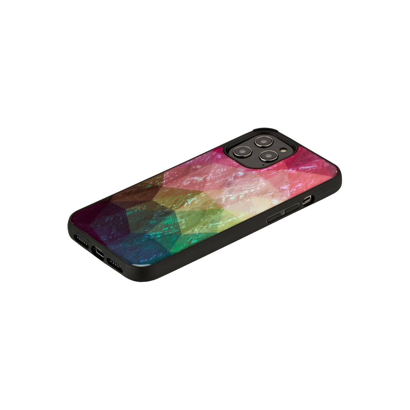 Ikins case for Apple iPhone 12 Pro Max water flower black