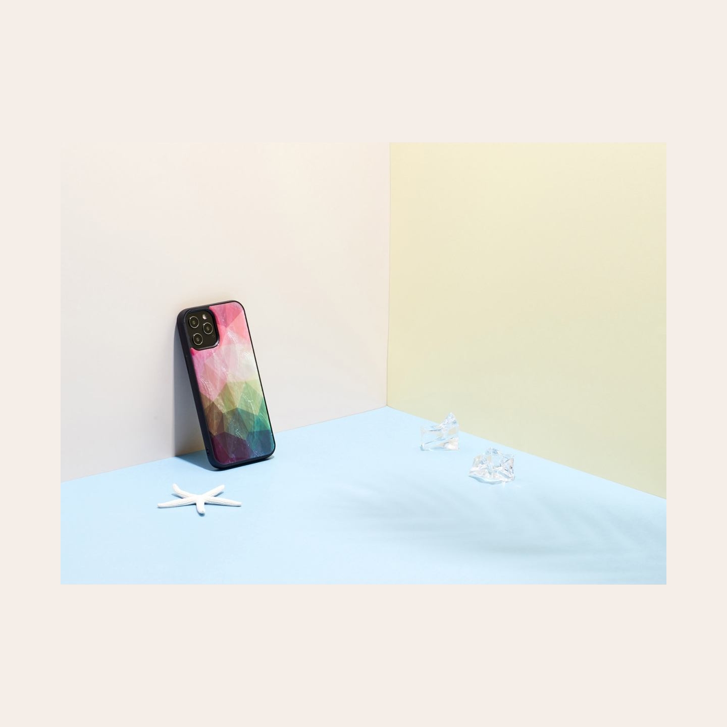 Ikins case for Apple iPhone 12 Pro Max water flower black